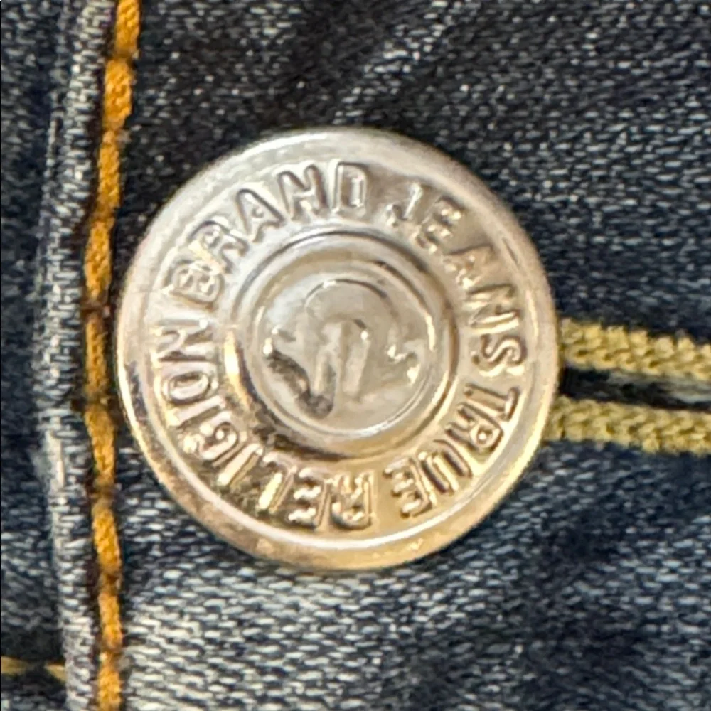 True Religion Vintage Bobby Big T Mens Denim Jeans 33